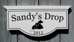 House sign that can be wall or sign bracket mounted 